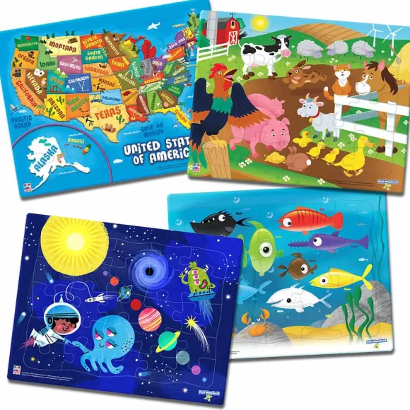 * 4-Pack Puzzles Colors Best