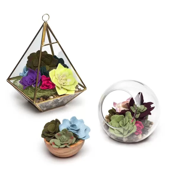 ann-williams Craft Crush® Felt Succulents Kit Cheap