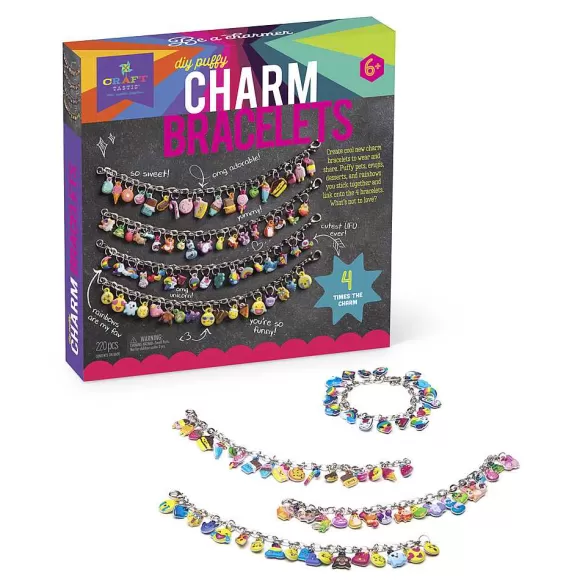 ann-williams Craft-Tastic® Diy Puffy Charm Bracelets Hot