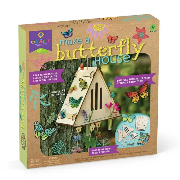 * Craft-Tastic® Nature Make A Butterfly House Best Sale