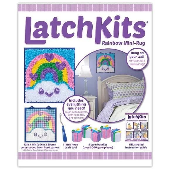 latchkits ® Smiling Rainbow Latch Hook Kit Store