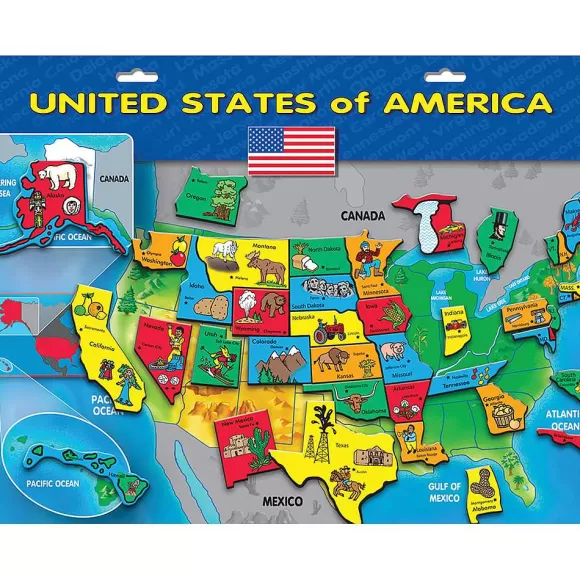 * Magnetic Usa Puzzle Cheap