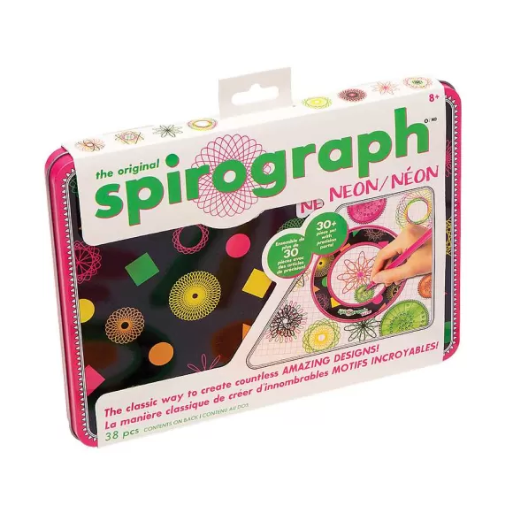 spirograph Neon Tin Store