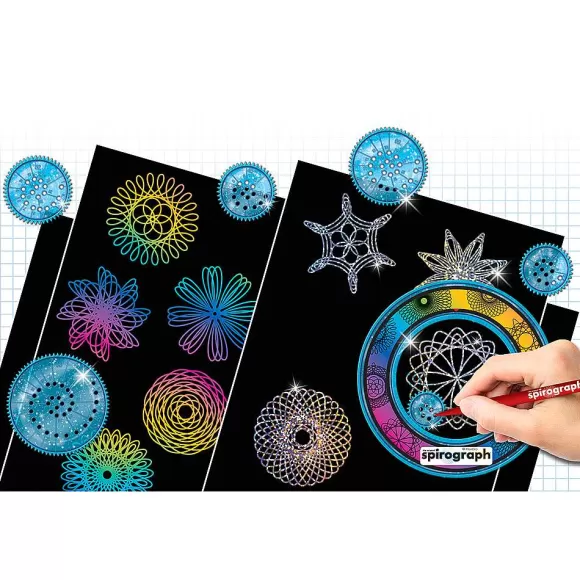 spirograph ® Scratch & Shimmer Hot